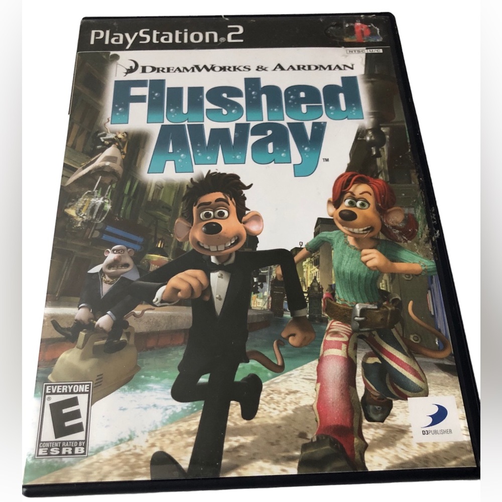 Flushed Away (PlayStation 02, 2006) No Manual, Tested